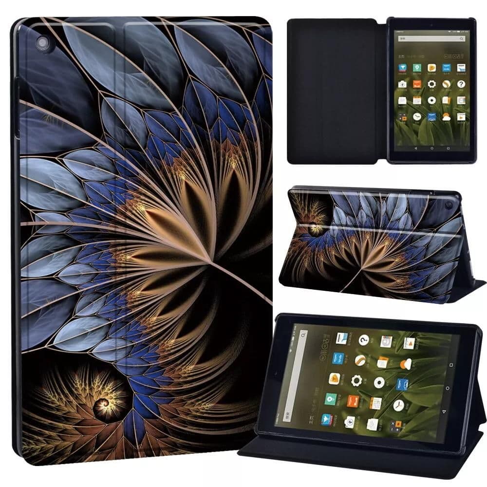 Amazon Fire Tablet Case - Midnight Feathers